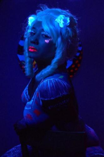 Blacklight Art Show Photo Shoot