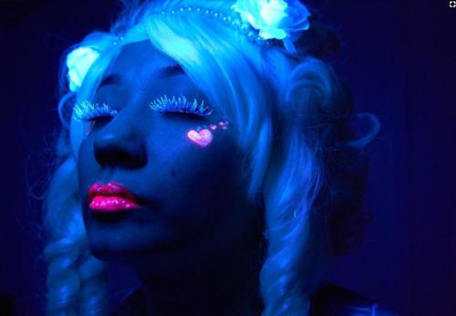 Blacklight Art Show Photo Shoot