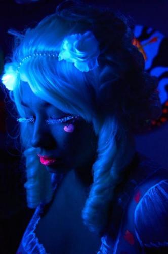 Blacklight Art Show Photo Shoot